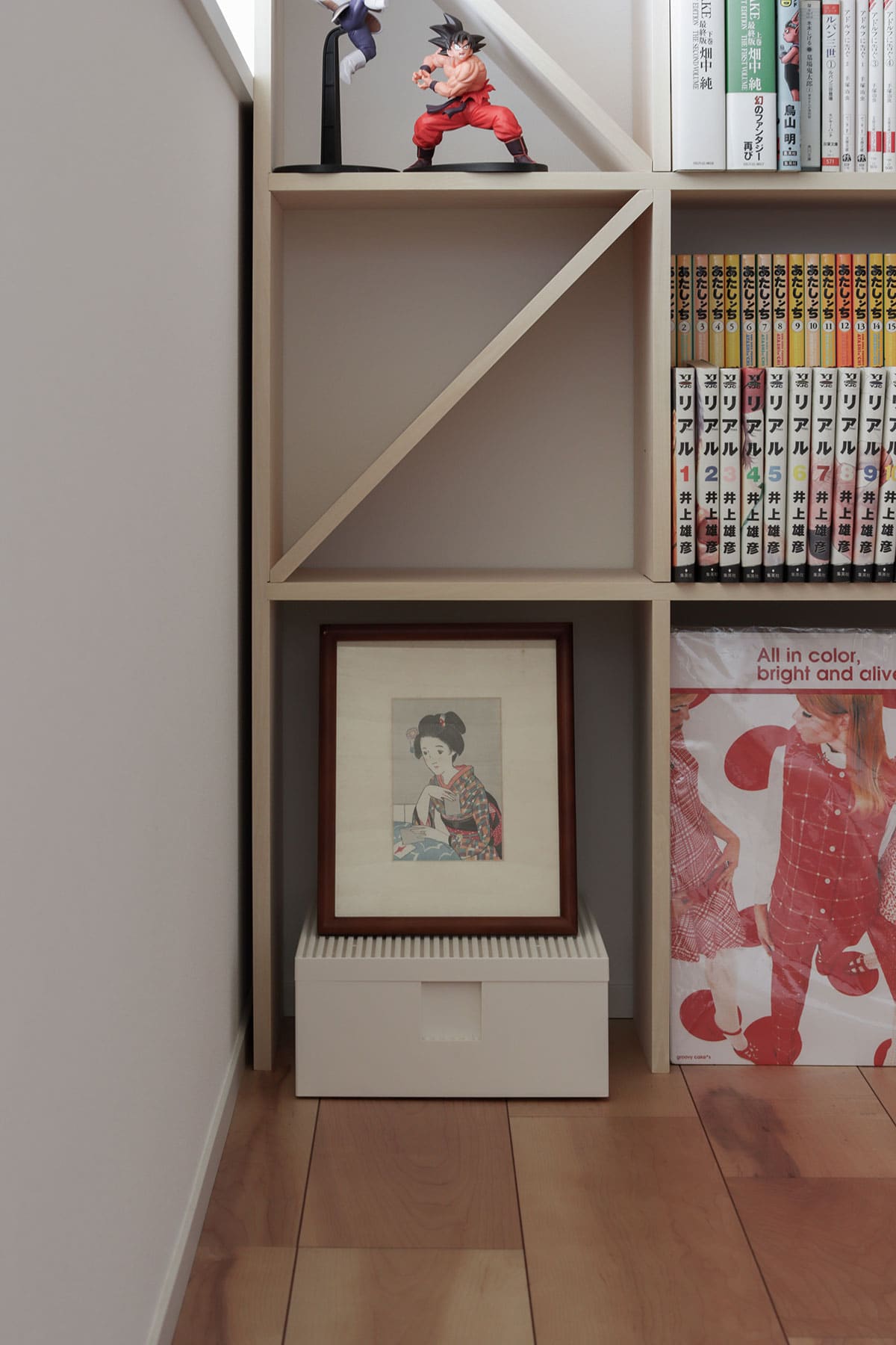【File 935】- Shelf 壁一面の本棚 奥行250mm - マルゲリータお客様事例