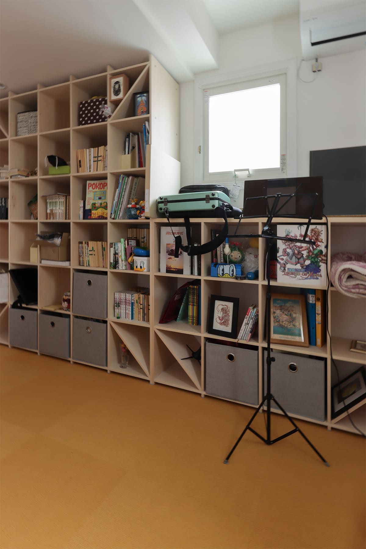 書斎の本棚 - Shelf 壁一面の本棚 奥行350mm - マルゲリータお客様事例