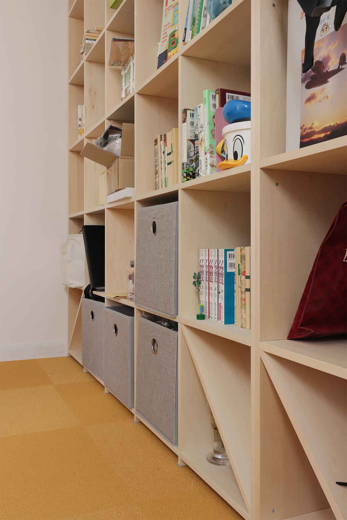 書斎の本棚 - Shelf 壁一面の本棚 奥行350mm - マルゲリータお客様事例