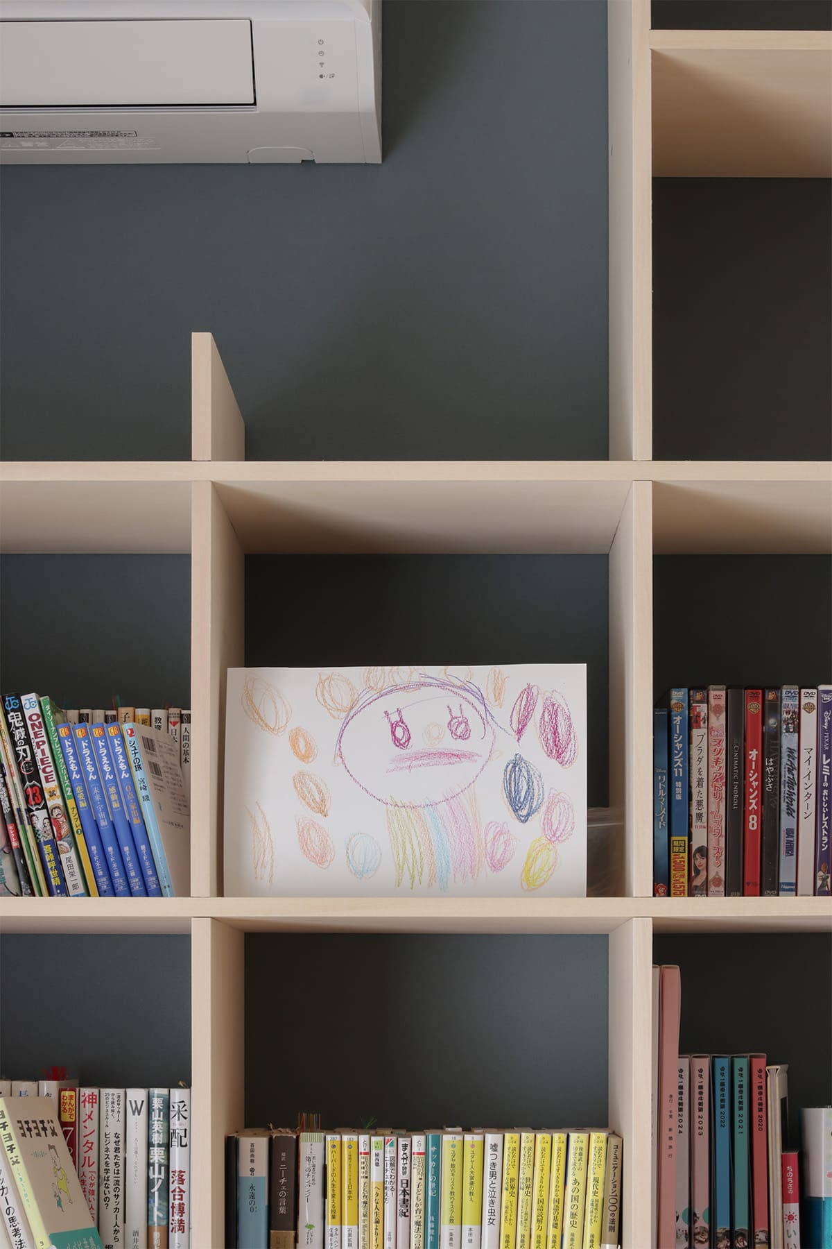 ダイニングルームの書斎スペース　- Shelf カウンター付き本棚 - マルゲリータお客様事例