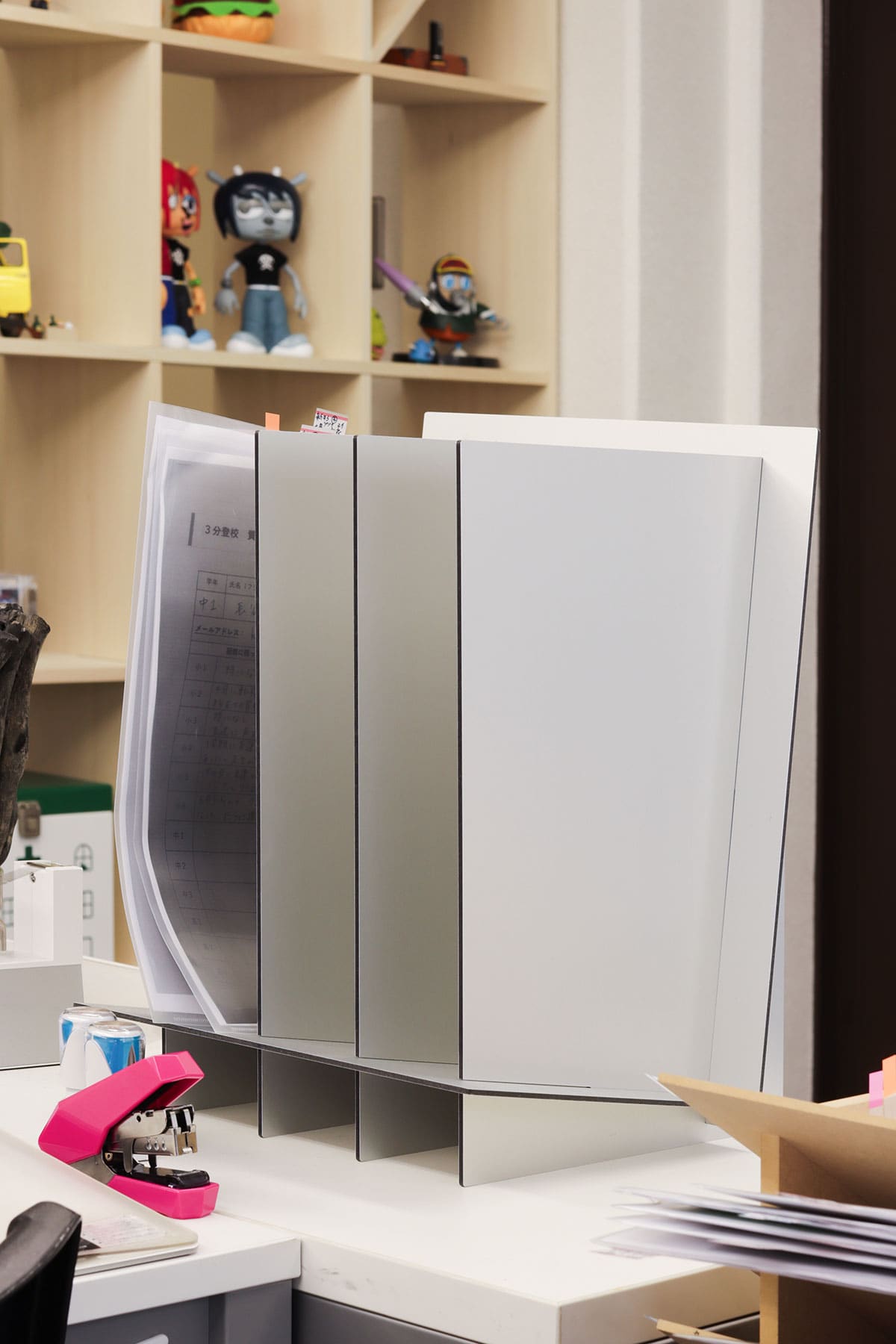 江戸川英語研究所 - Shelf 壁一面の本棚 奥行350mm/Shelf カウンター付き本棚 - マルゲリータお客様の声