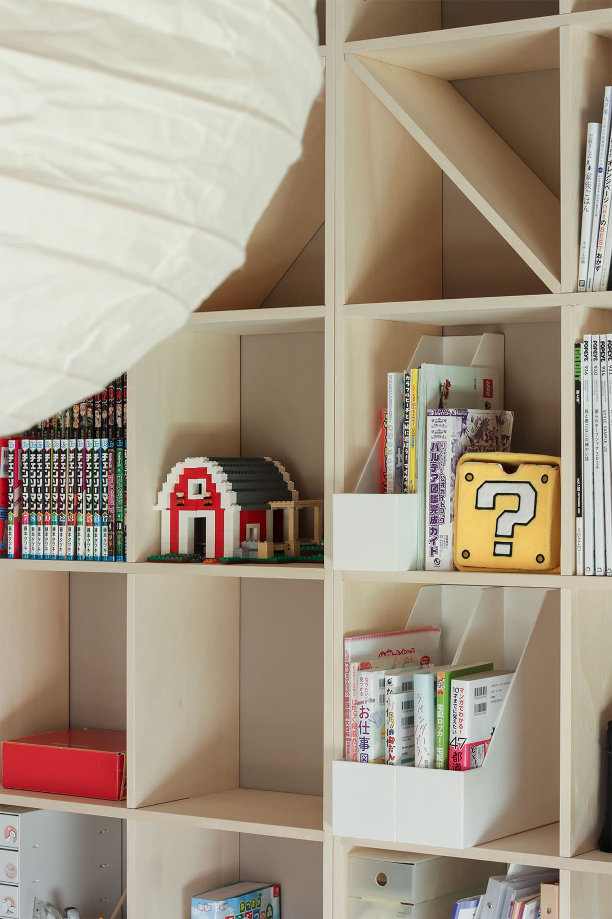3人兄弟のお子様の勉強部屋 - Shelf カウンター付き本棚 - マルゲリータお客様事例