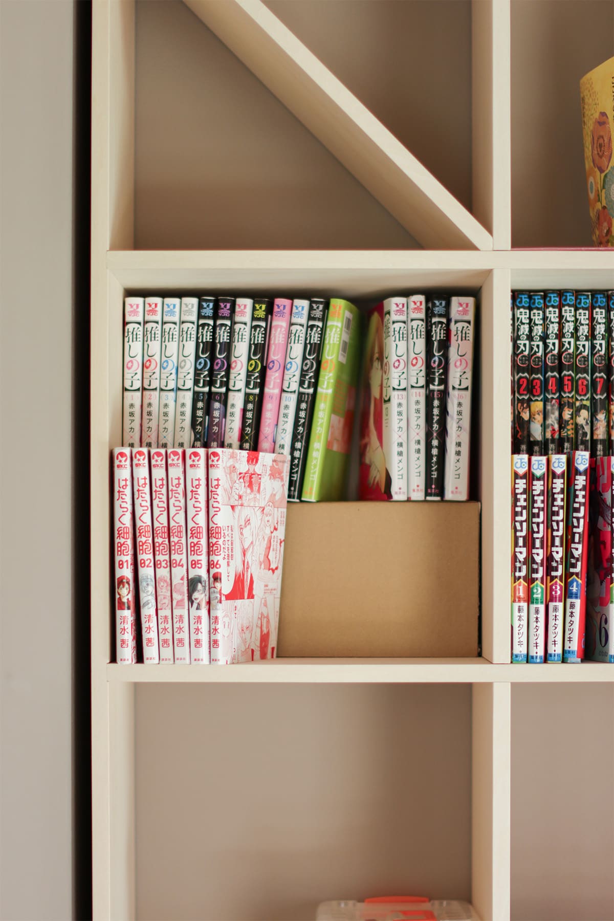 3人兄弟のお子様の勉強部屋 - Shelf カウンター付き本棚 - マルゲリータお客様事例