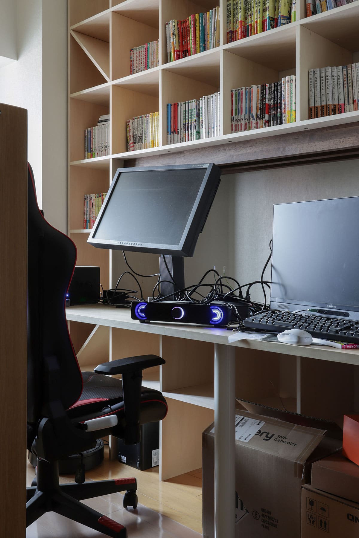 書斎の本棚 - Shelf カウンター付き本棚 - マルゲリータお客様事例