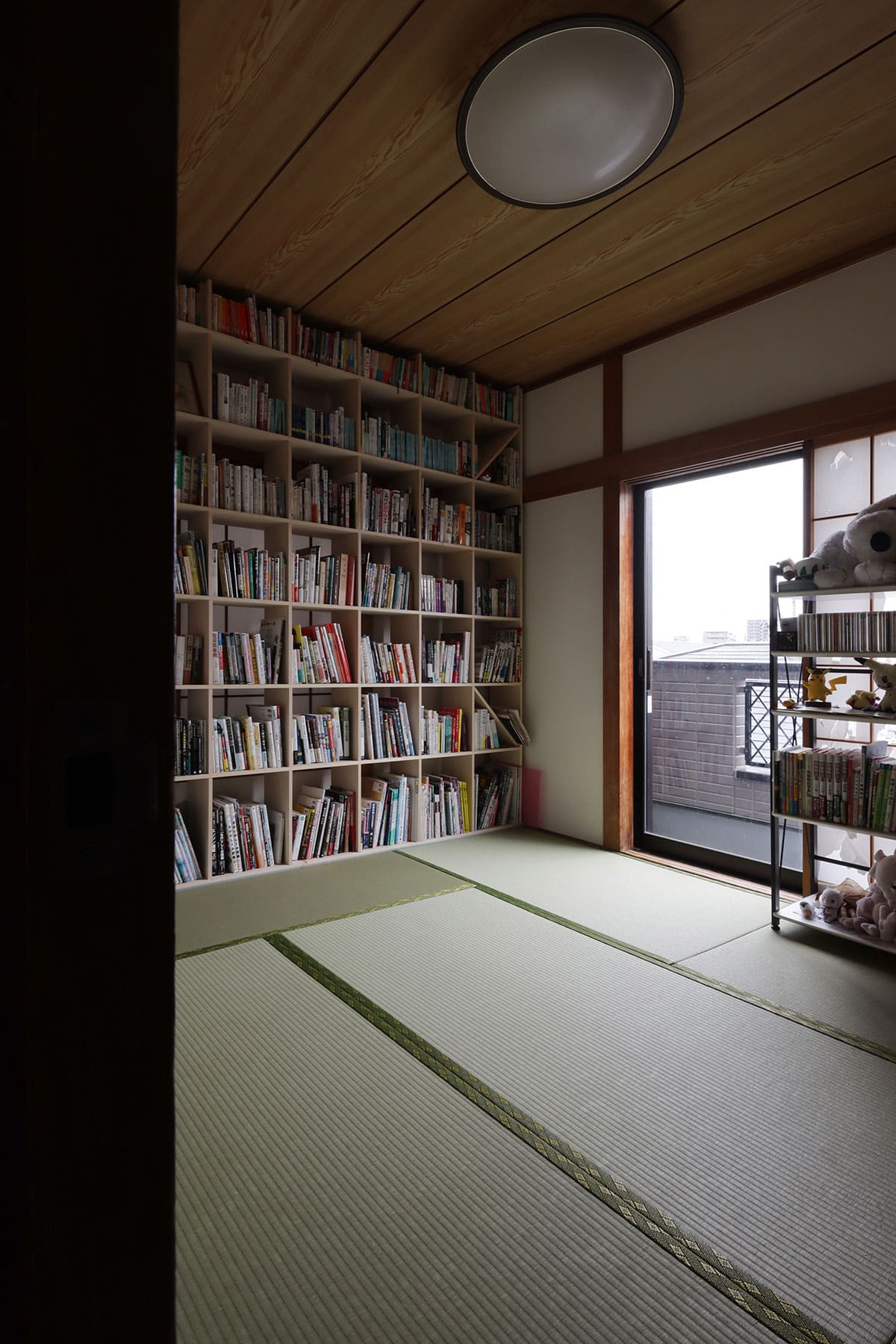 和室の本棚 - Shelf 壁一面の本棚 奥行250mm - マルゲリータお客様事例