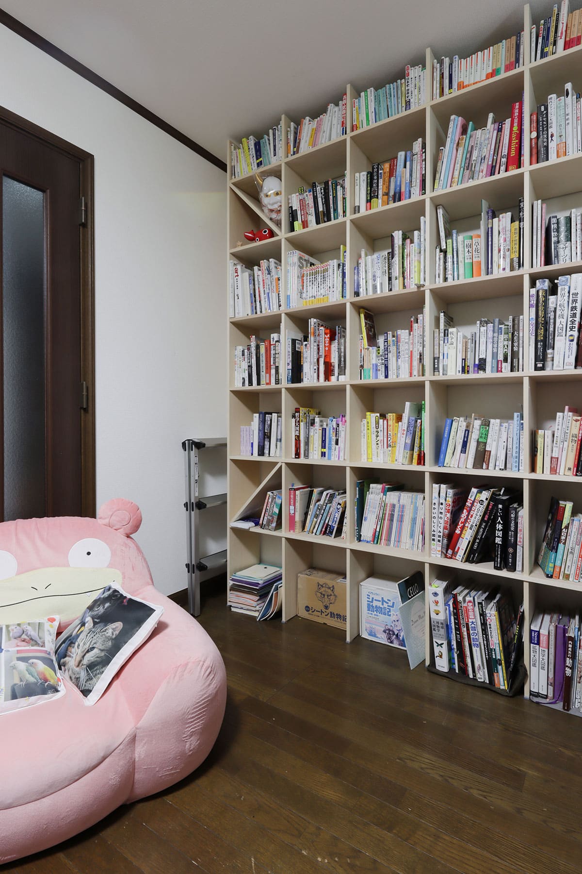 和室の本棚 - Shelf 壁一面の本棚 奥行250mm - マルゲリータお客様事例