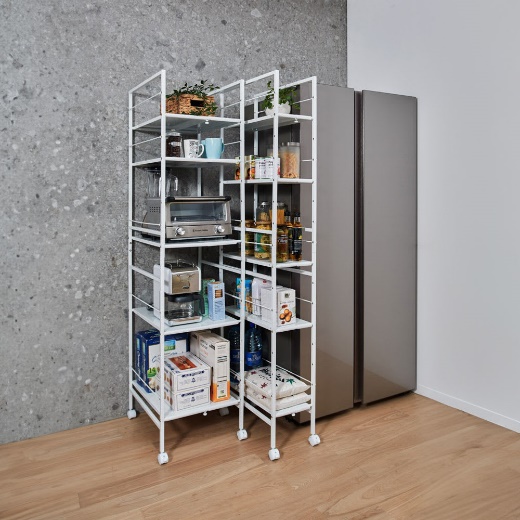 可動式の収納棚 移動できて間仕切りにもなるオープンラックなどをご紹介