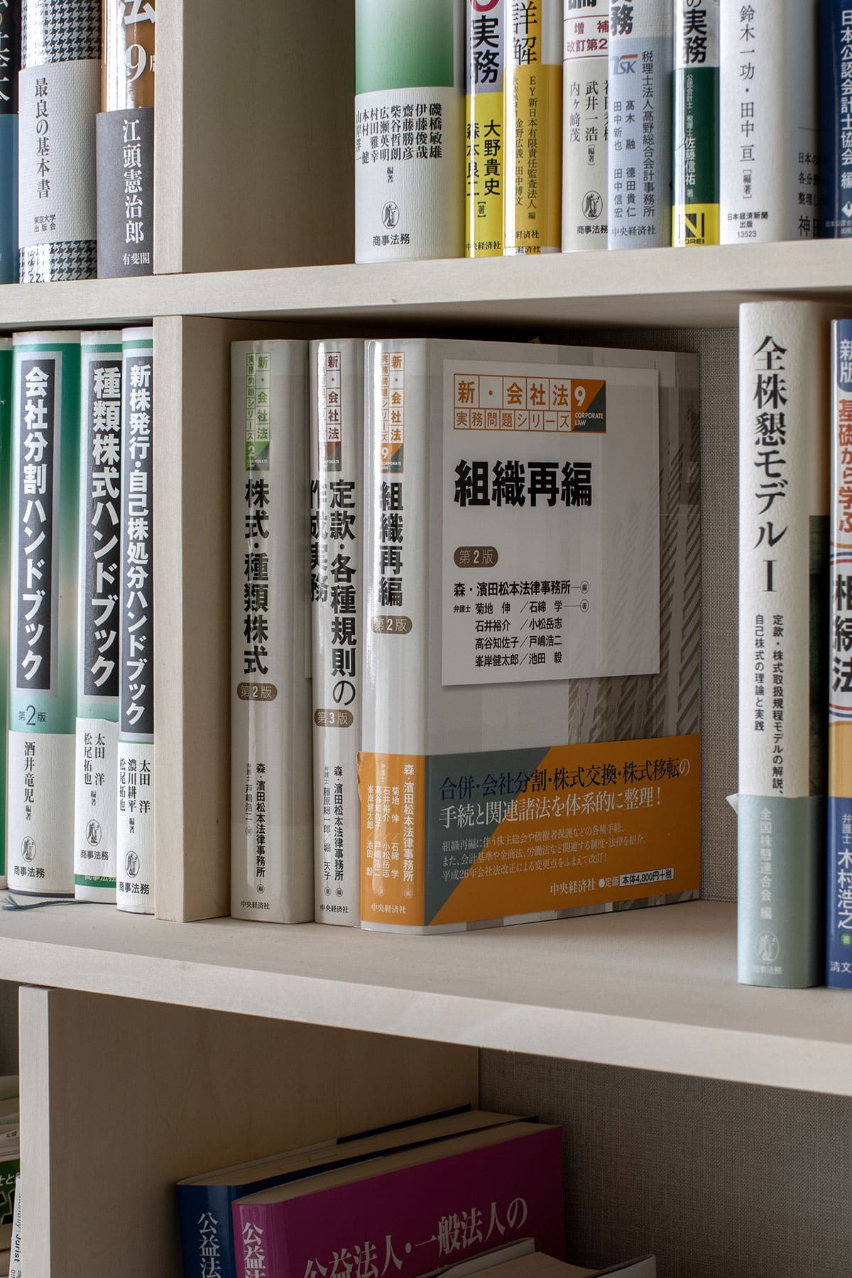 法律事務所の本棚 - Shelf 壁一面の本棚 奥行250mm - マルゲリータお客様事例