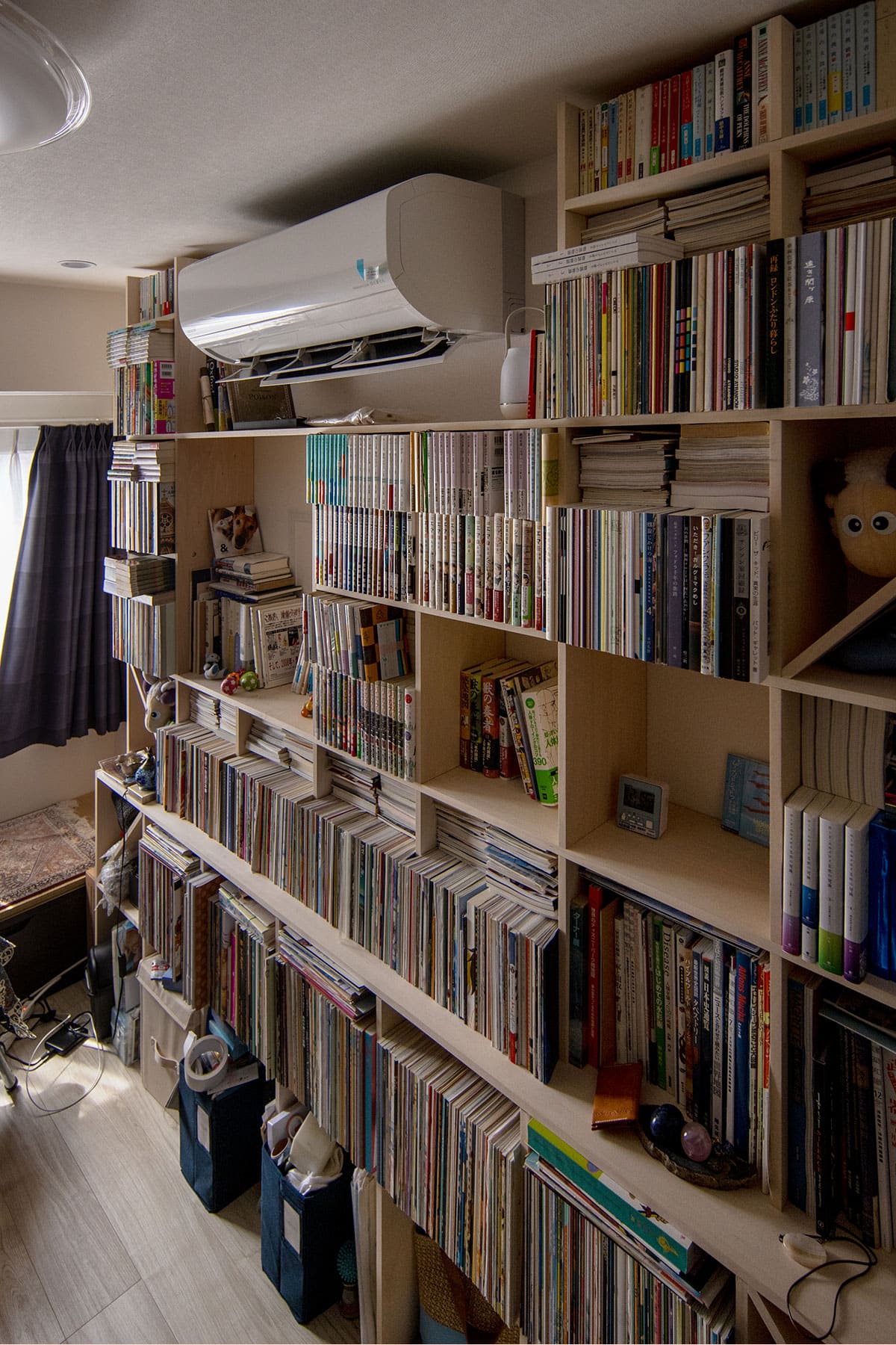 書斎の本棚 - Shelf 壁一面の本棚 奥行250mm - マルゲリータお客様事例