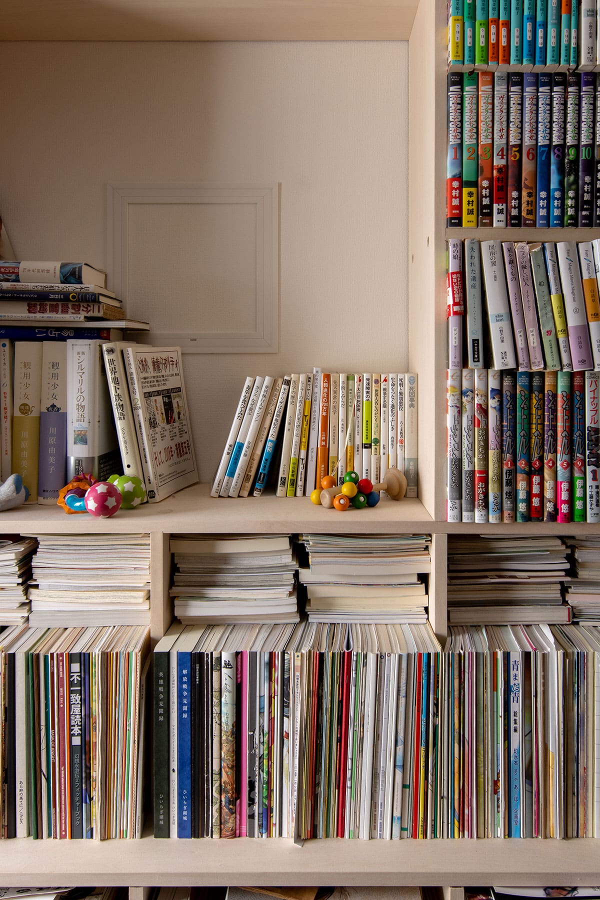 書斎の本棚 - Shelf 壁一面の本棚 奥行250mm - マルゲリータお客様事例