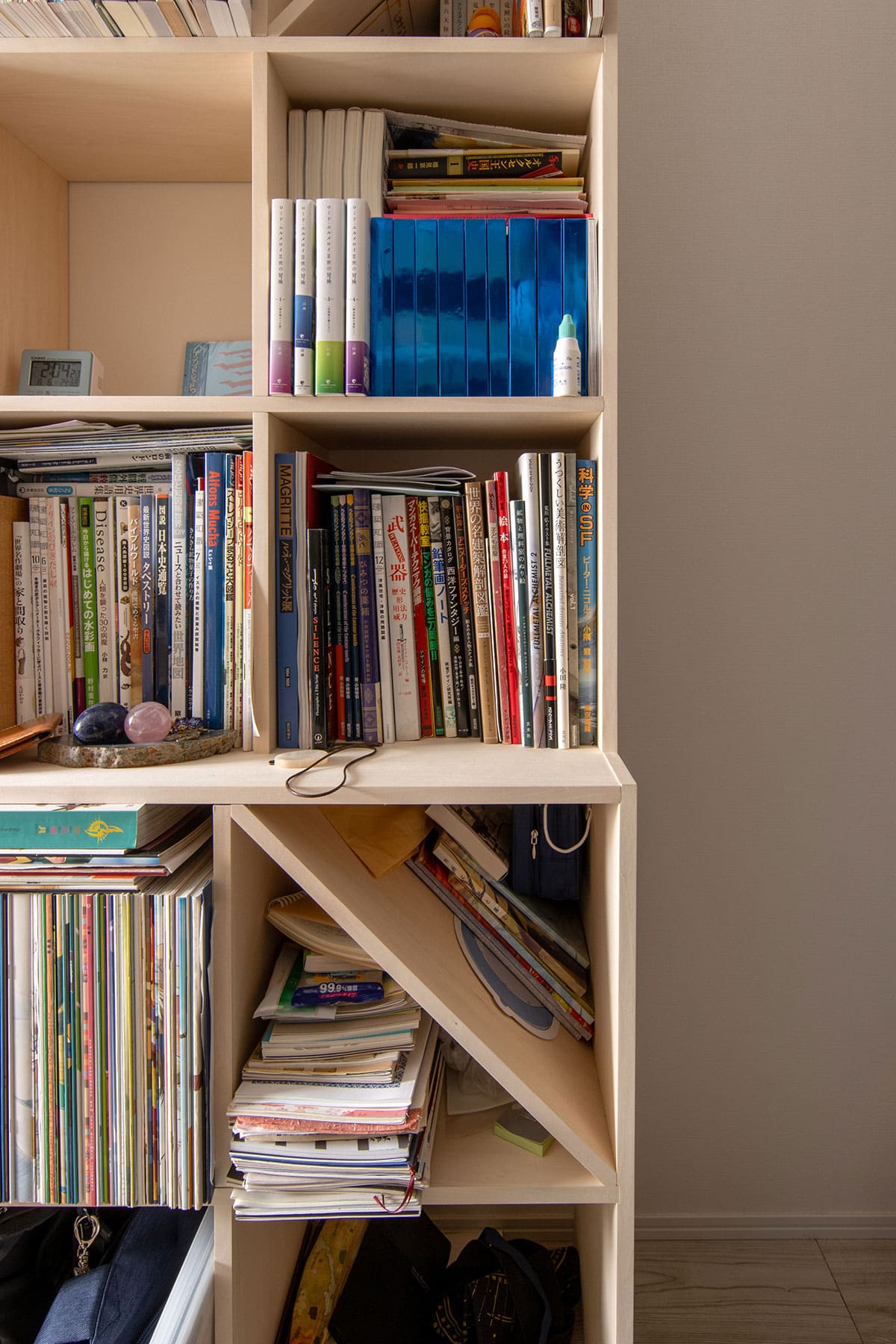 書斎の本棚 - Shelf 壁一面の本棚 奥行250mm - マルゲリータお客様事例