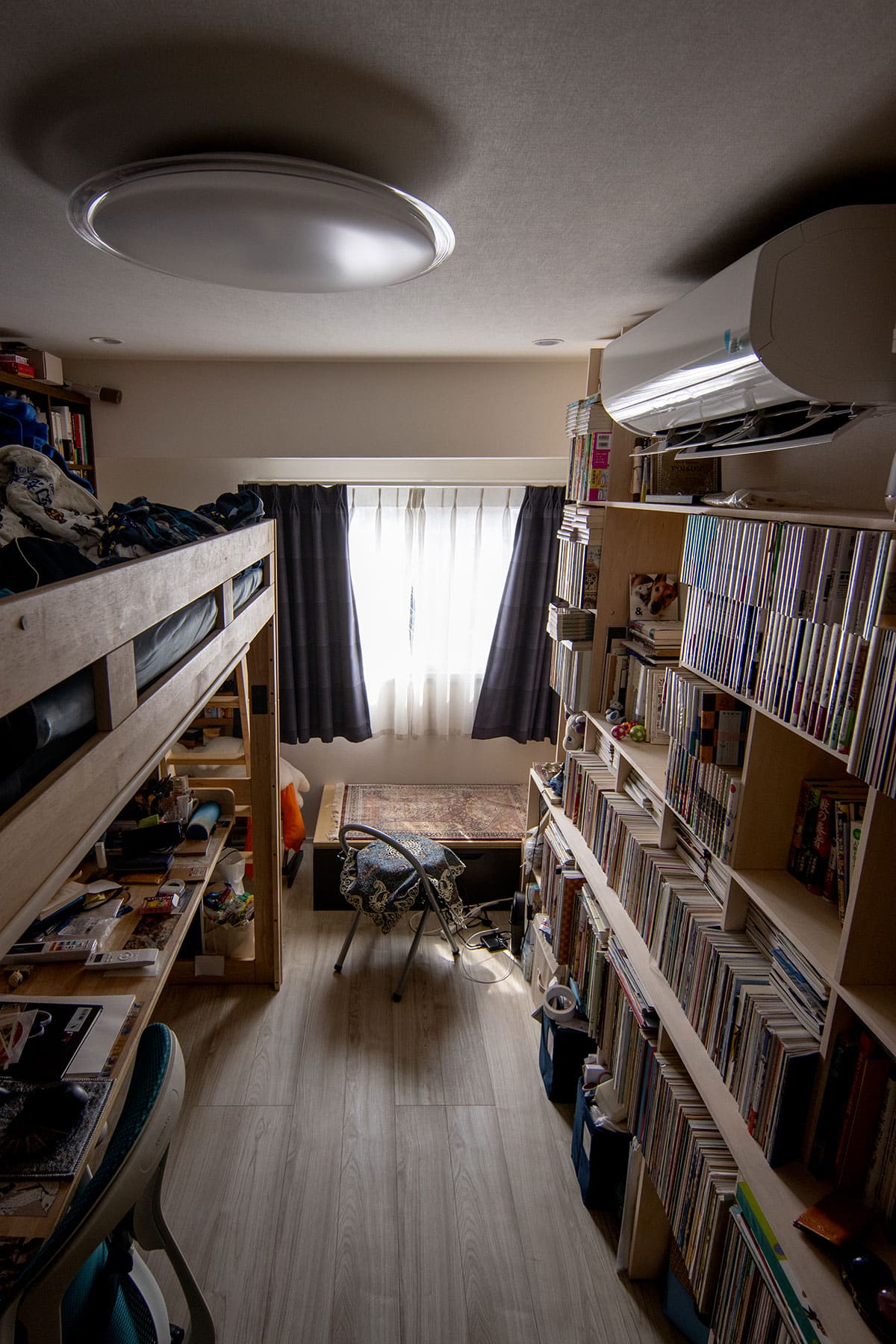 書斎の本棚 - Shelf 壁一面の本棚 奥行250mm - マルゲリータお客様事例