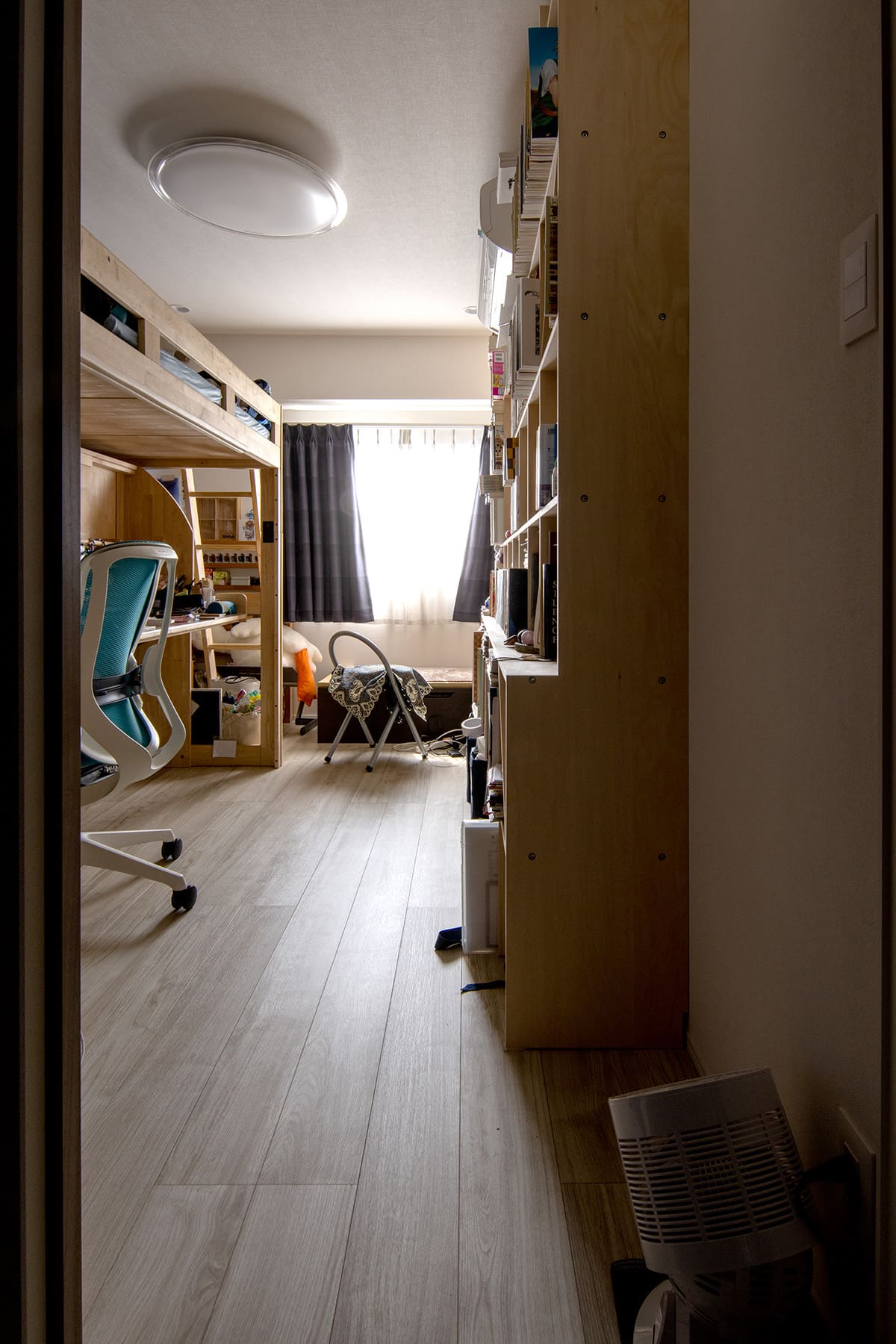 書斎の本棚 - Shelf 壁一面の本棚 奥行250mm - マルゲリータお客様事例