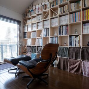 Shelf 壁一面の本棚 奥行250mm - マルゲリータお客様事例