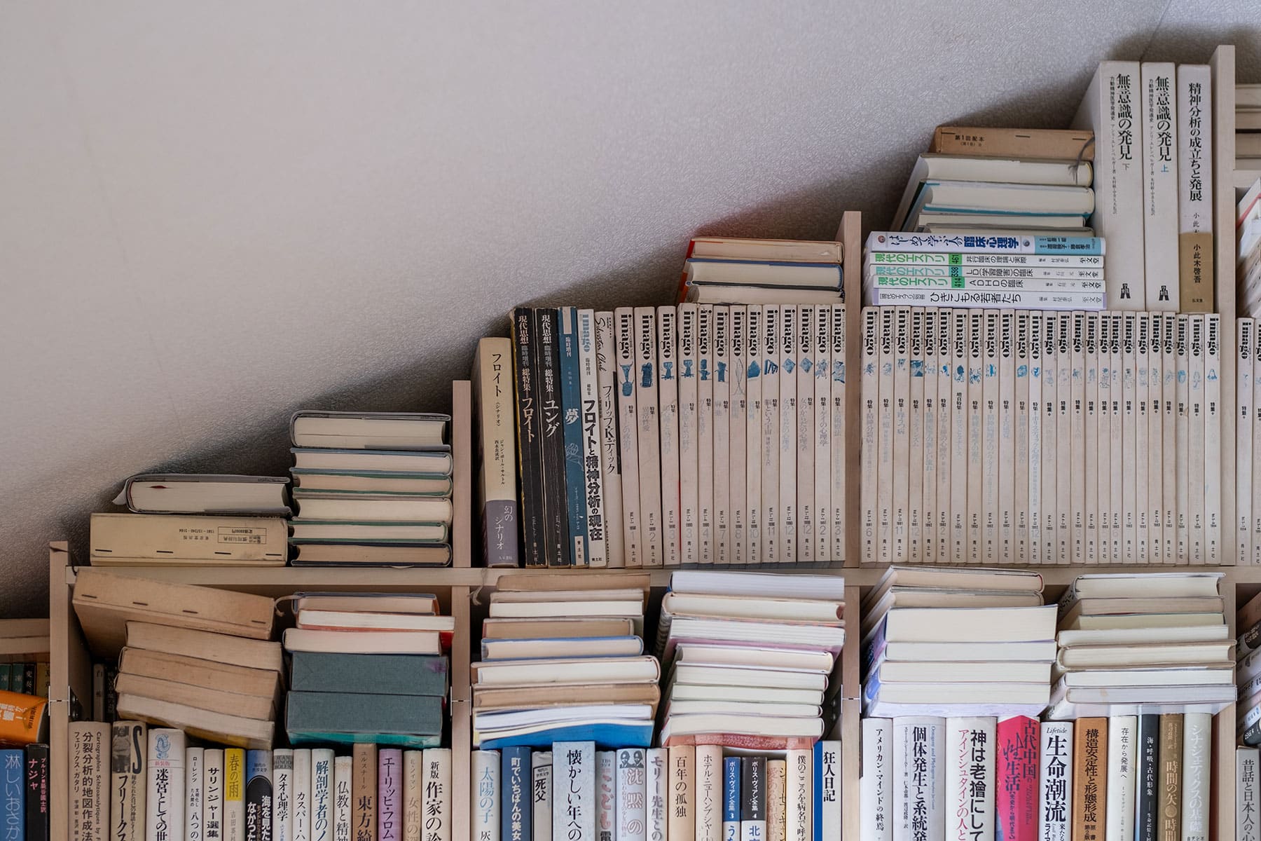 Shelf 壁一面の本棚 奥行250mm - マルゲリータお客様事例