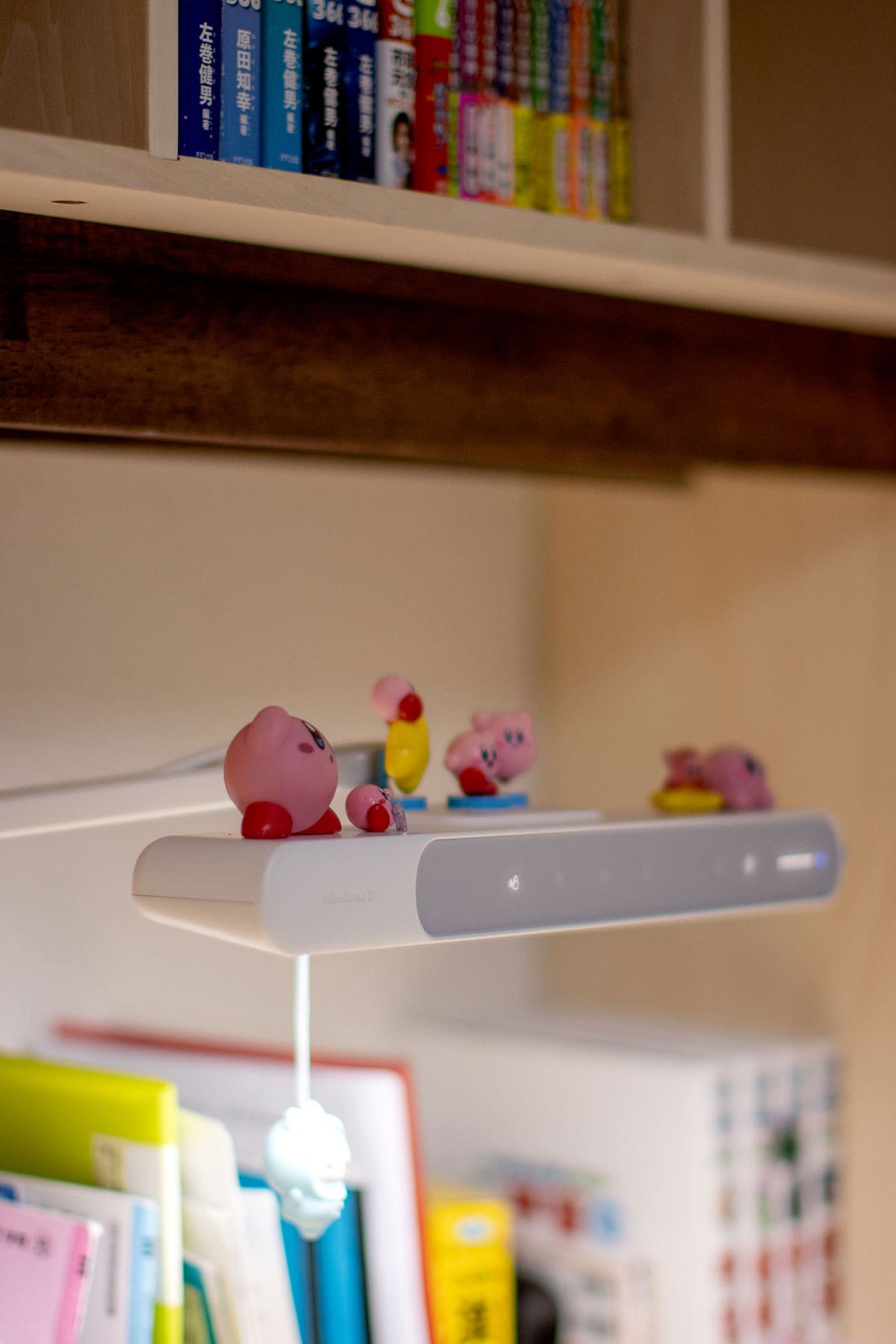 子供部屋の勉強机 - Shelf カウンター付き本棚 - マルゲリータお客様事例