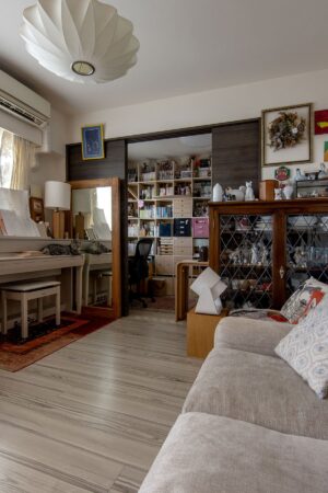 書斎の本棚 - Shelf 壁一面の本棚 奥行350mm - マルゲリータお客様事例