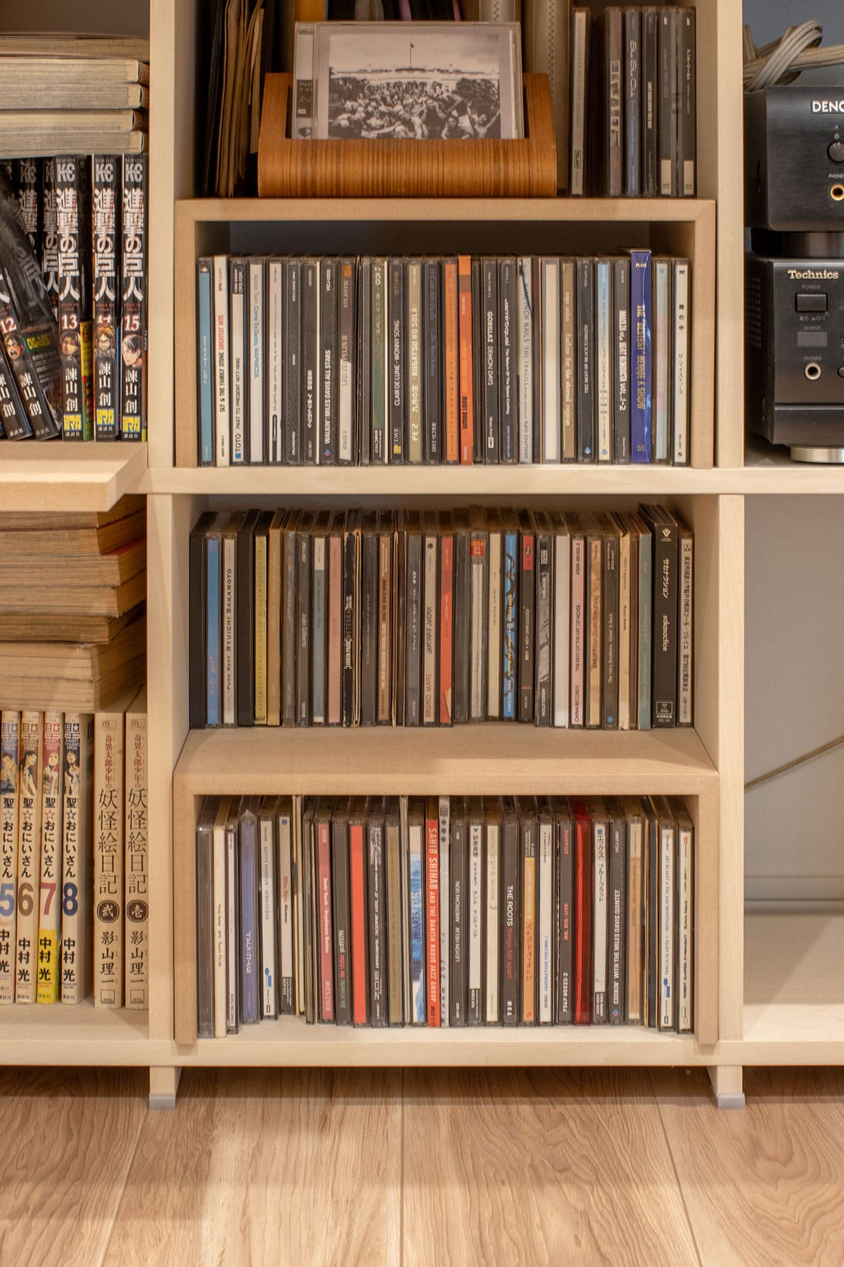 オーディオラック - Shelf 壁一面の本棚 奥行350mm - マルゲリータお客様事例