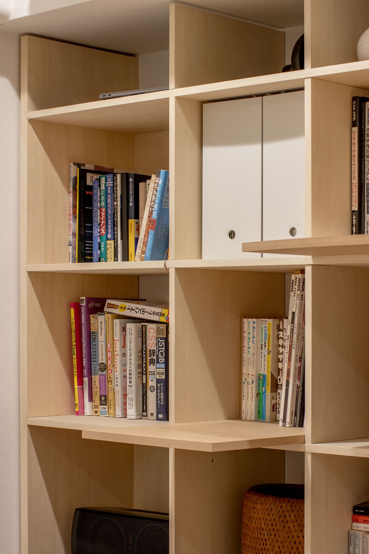 オーディオラック - Shelf 壁一面の本棚 奥行350mm - マルゲリータお客様事例