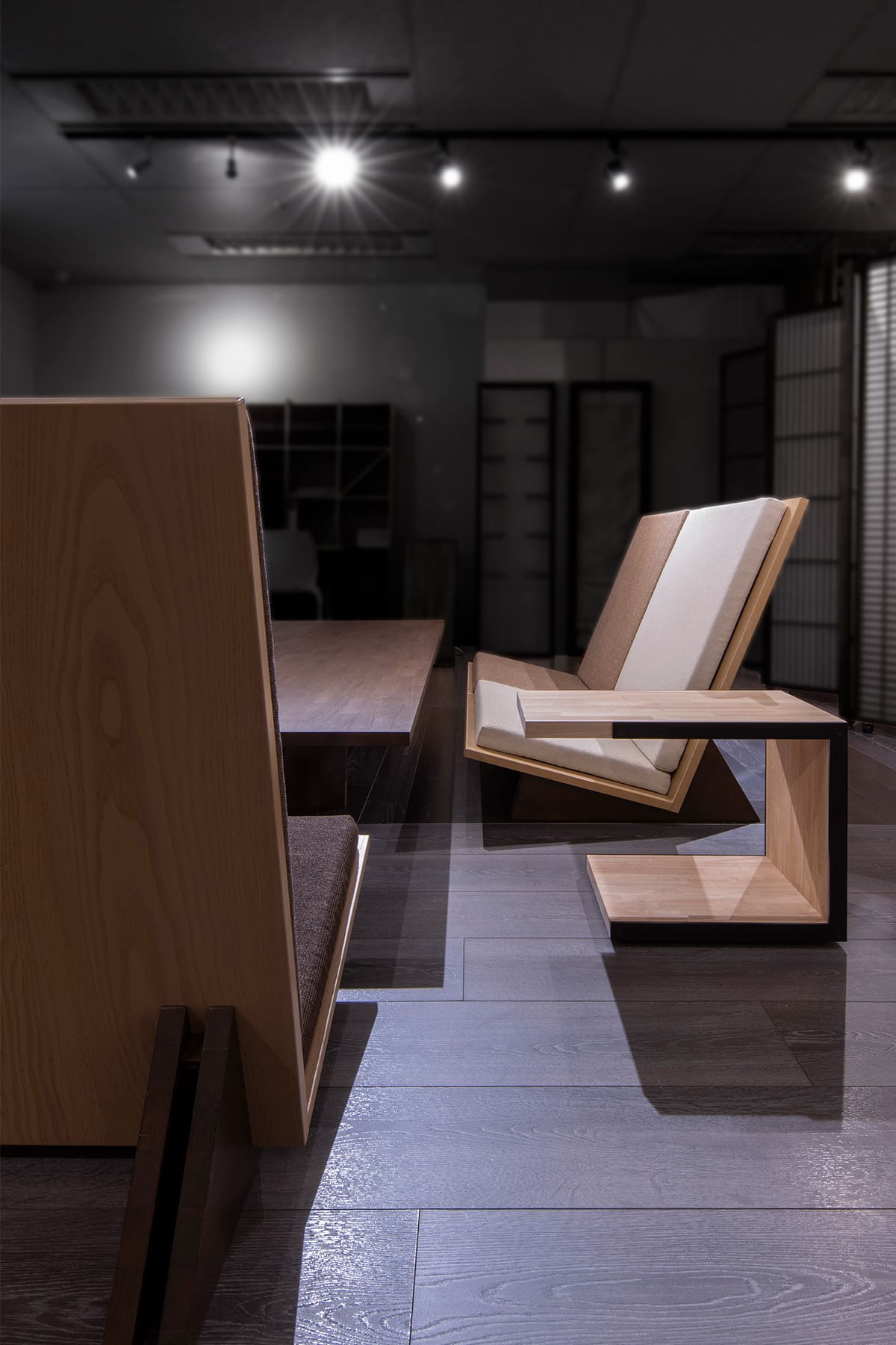 リビングテーブルとLソファを組合わせる - Tavola 座卓/文机 - マルゲリータお客様事例