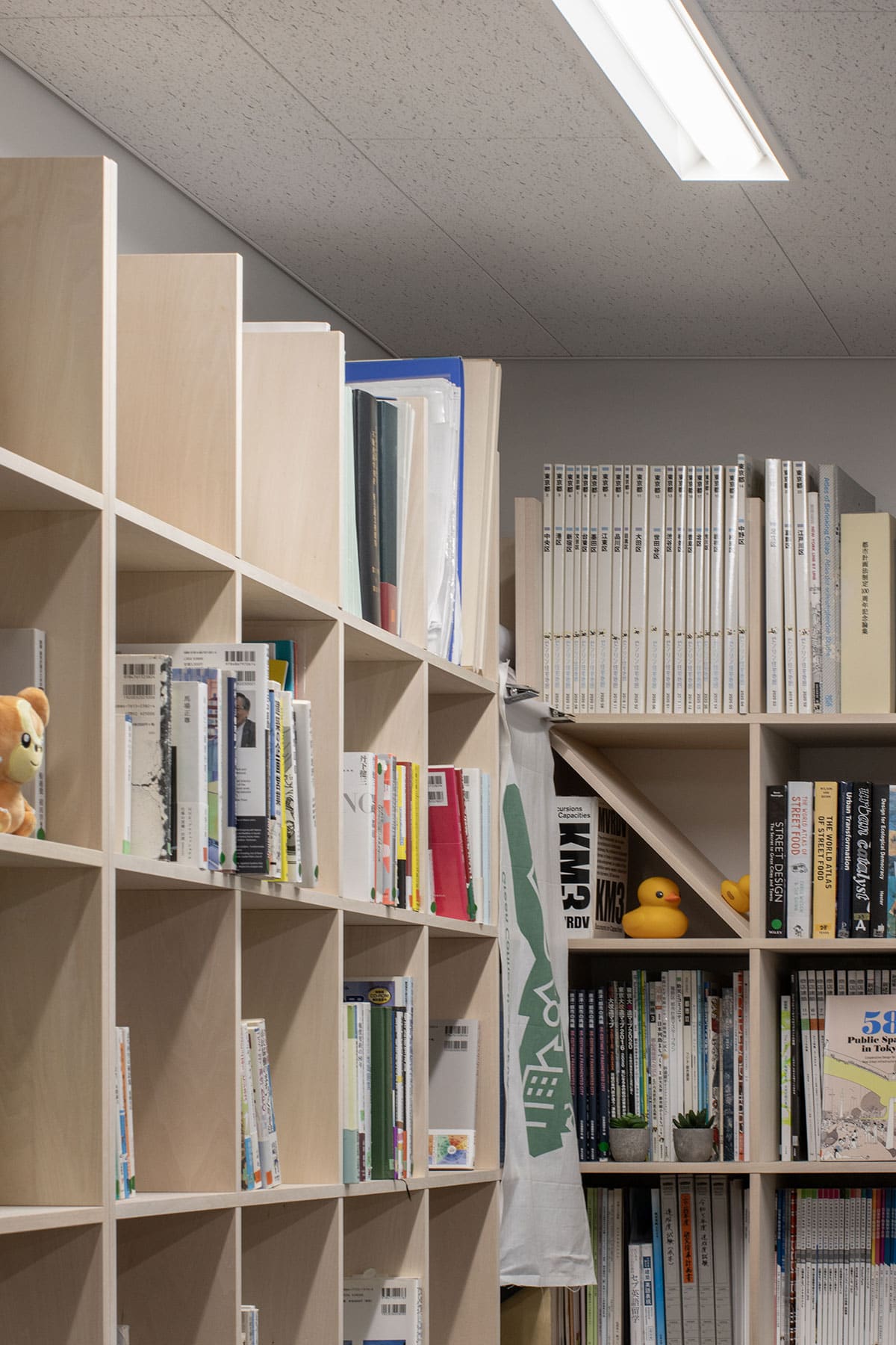 大学研究室の本棚 - Shelf 壁一面の本棚 奥行250mm - マルゲリータお客様事例