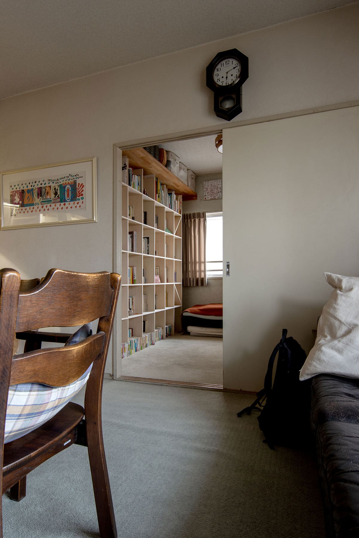 リビングの本棚 - Shelf 壁一面の本棚 奥行250mm - マルゲリータお客様事例