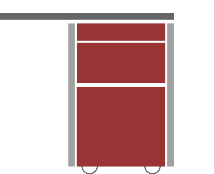 Studioシリーズ / オフィス空間から個人の書斎まで、ワークスペースを快適に整える収納アイテムです。