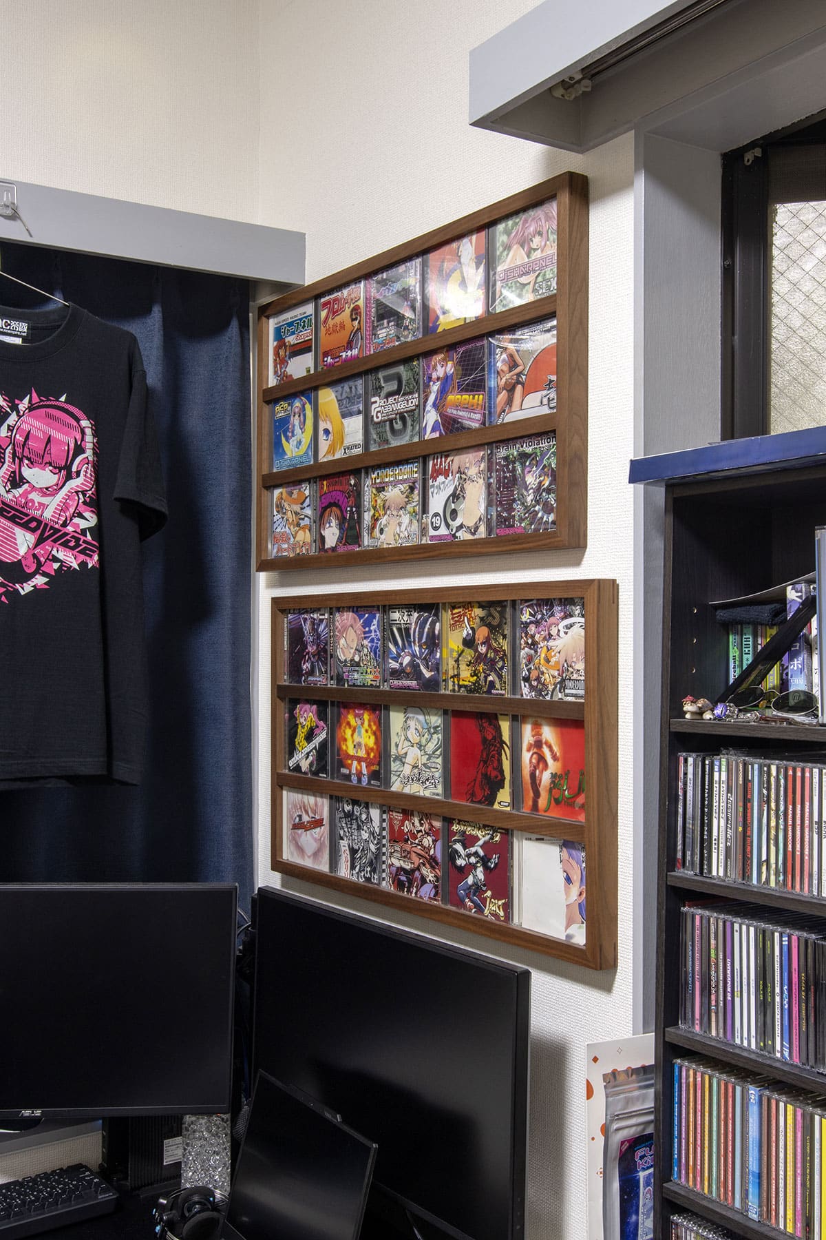 CDジャケットの表紙をタイル状に並べる