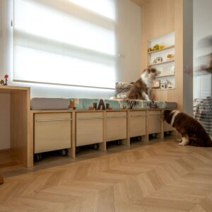 玄関収納 - Storage Cart キャスター付き LPレコード収納カート - マルゲリータお客様事例