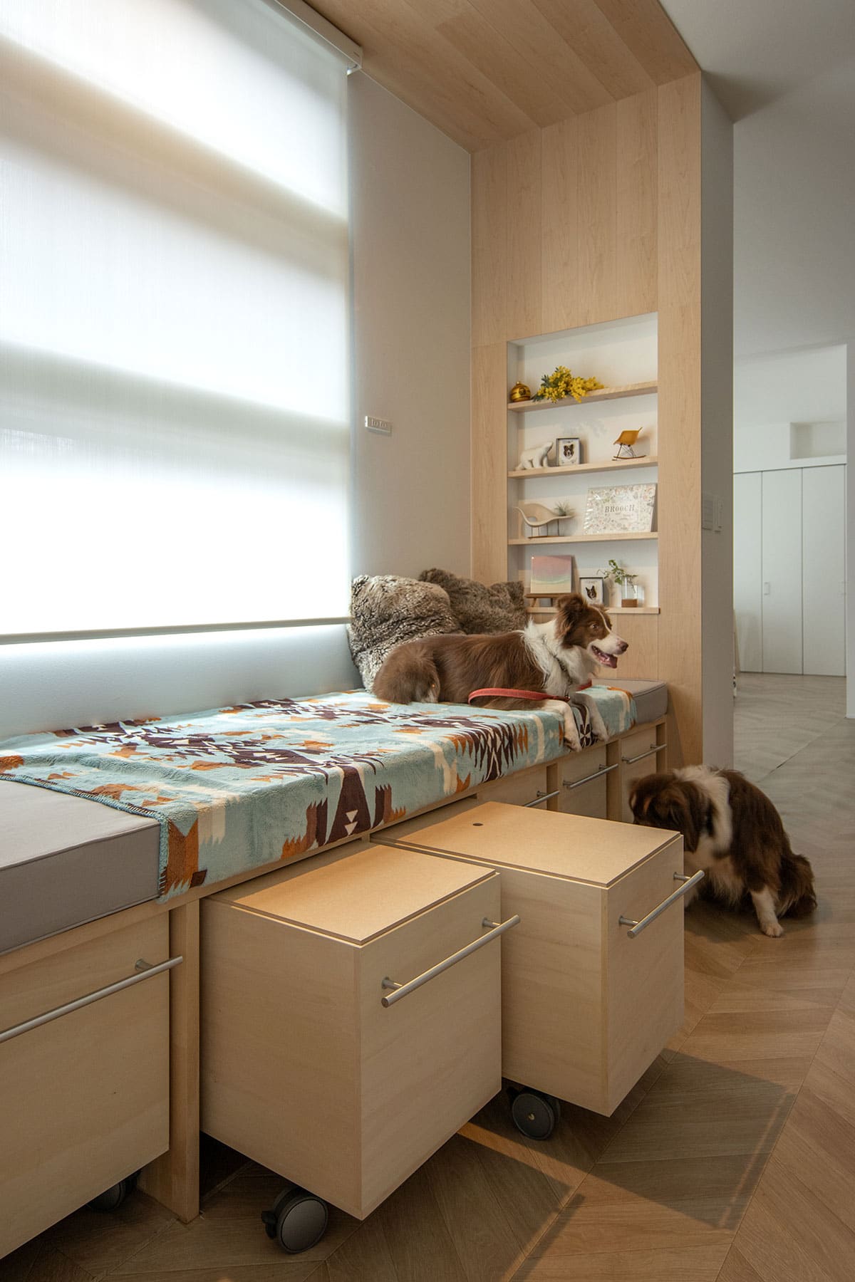 玄関収納 - Storage Cart キャスター付き LPレコード収納カート - マルゲリータお客様事例