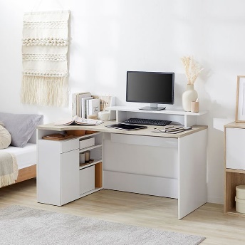 おすすめのおしゃれコーナーデスク14選　大きめ・小さめ・省スペースデスクの事例を紹介