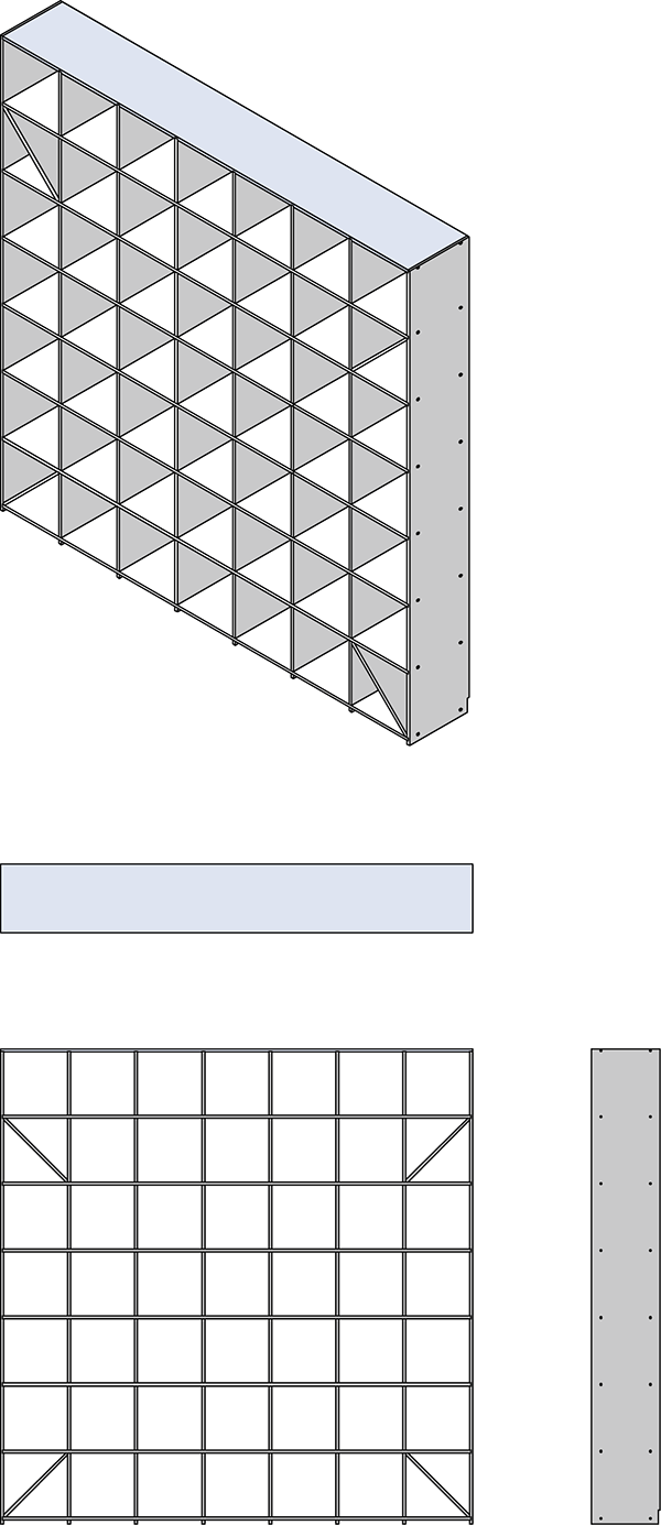梁下にジャストサイズの収納本棚を設置 窓やエアコンも避けて大容量の収納の事例を紹介