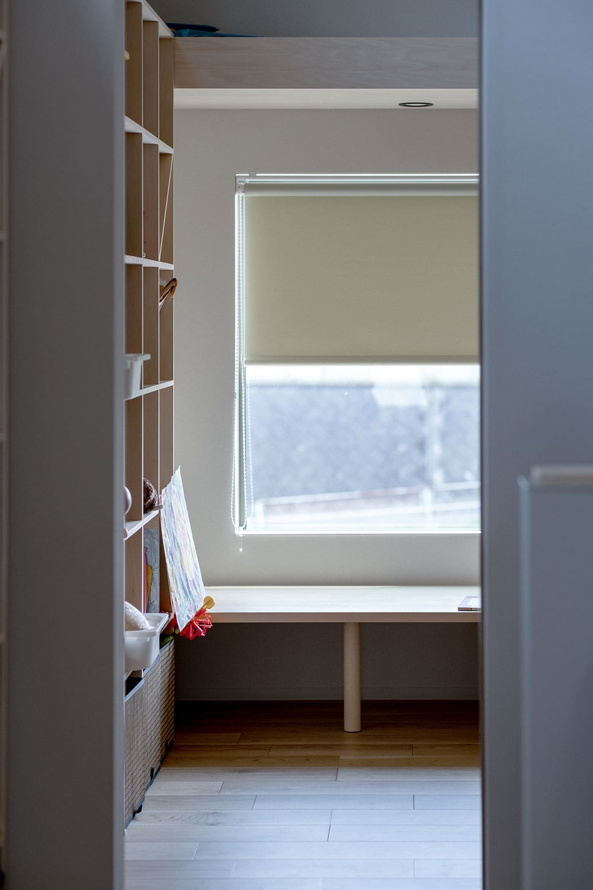 子供部屋の本棚 - Shelf 壁一面の本棚 奥行250mm - マルゲリータお客様事例