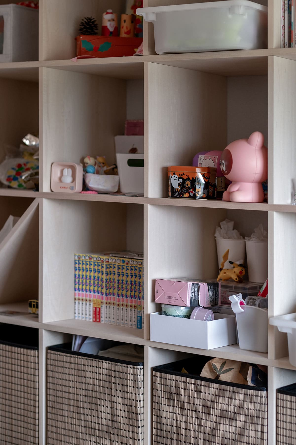 子供部屋の本棚 - Shelf 壁一面の本棚 奥行250mm - マルゲリータお客様事例