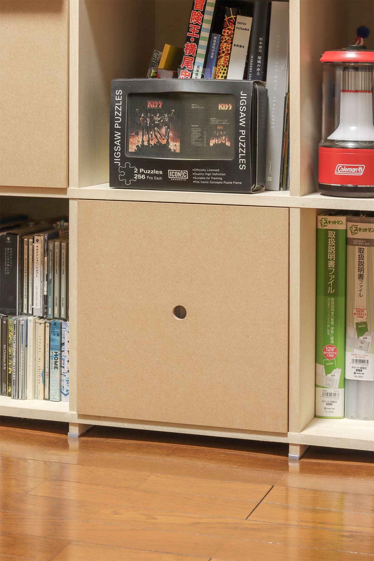 リビングのレコード棚 - Shelf 壁一面の本棚 奥行350mm - マルゲリータお客様事例