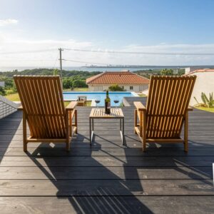 石垣島の民泊プールサイドに - EXA アウトドアファニチャー - マルゲリータお客様事例