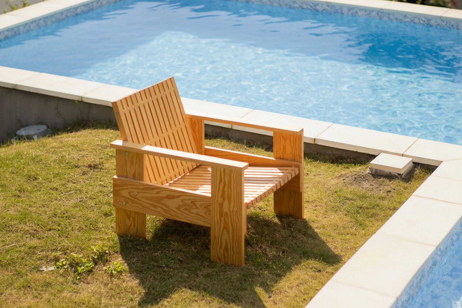 石垣島の民泊プールサイドに - EXA アウトドアファニチャー - マルゲリータお客様事例