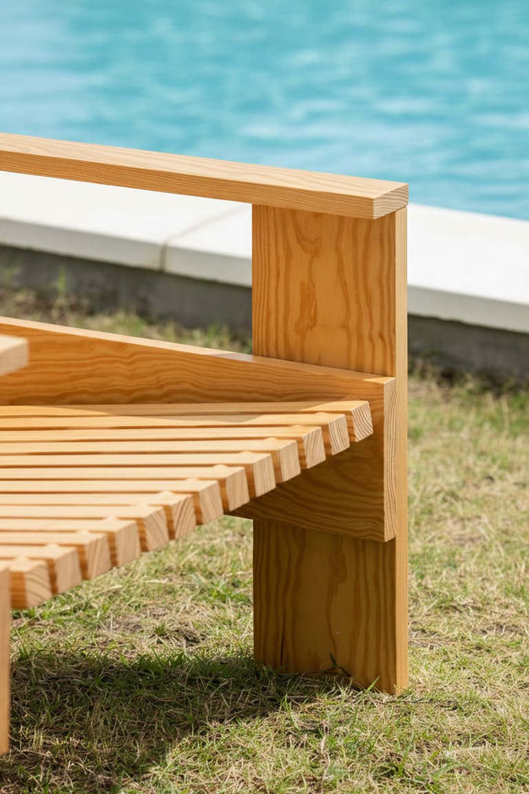 石垣島の民泊プールサイドに - EXA アウトドアファニチャー - マルゲリータお客様事例