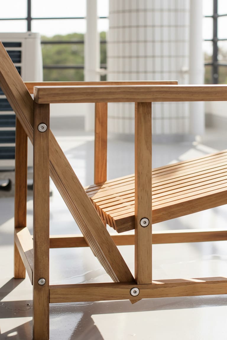 石垣島民泊のバルコニーに - EXA アウトドアファニチャー - マルゲリータお客様事例