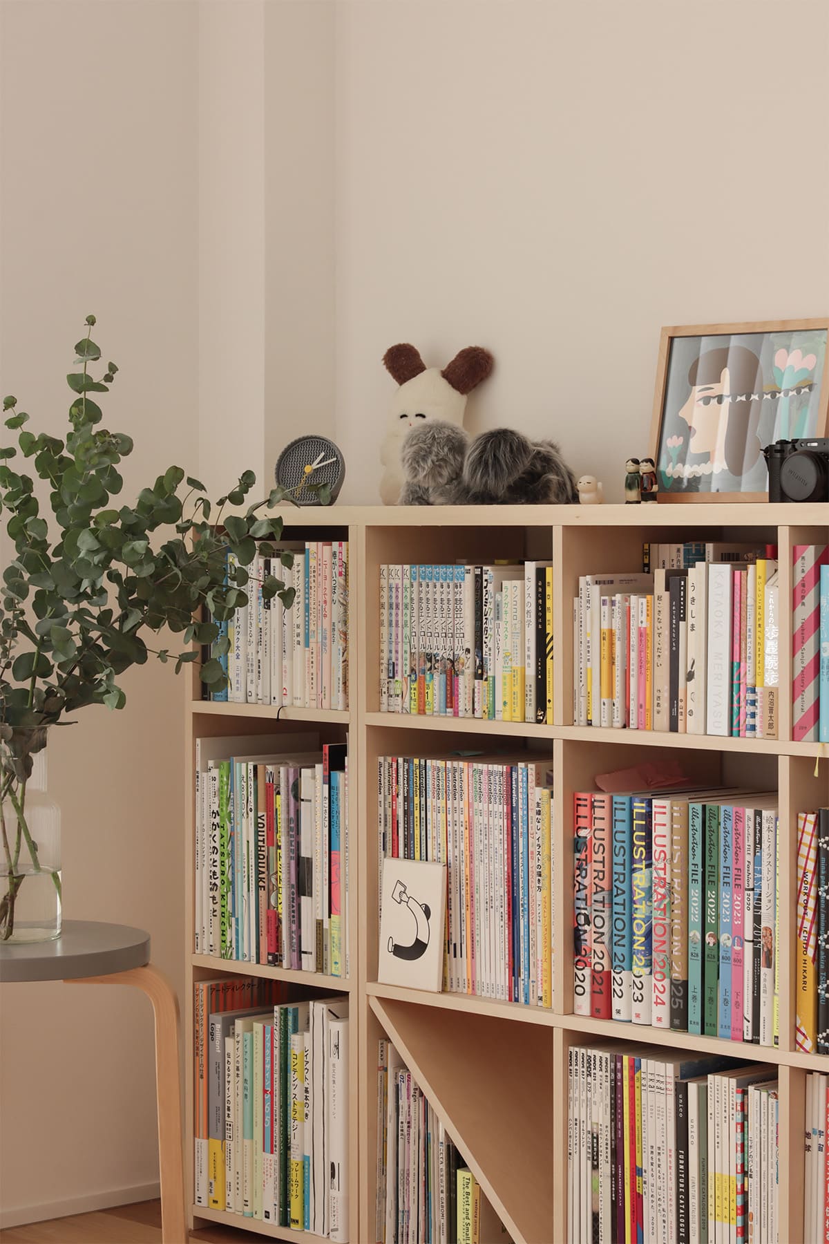広々としたリビングに - Shelf ロータイプ本棚 - マルゲリータお客様事例
