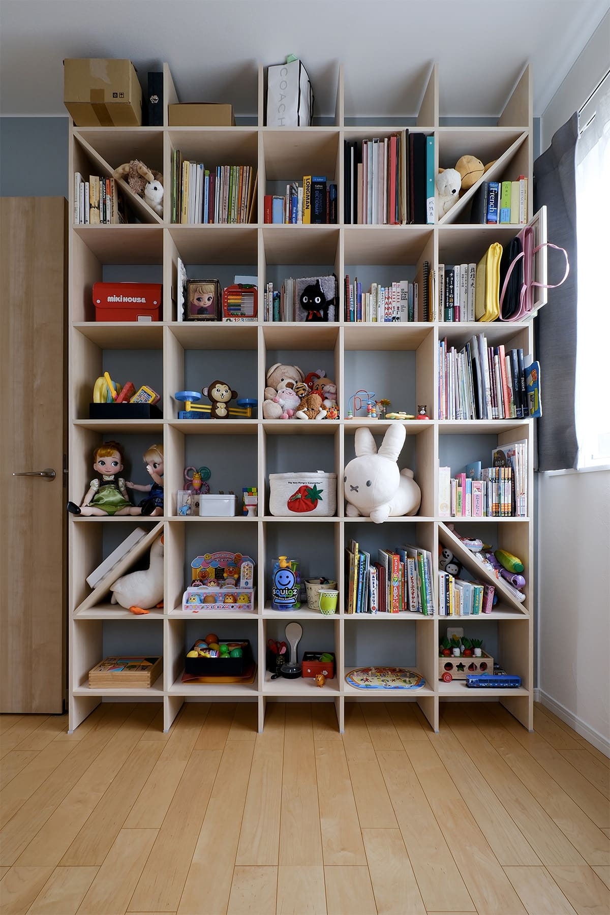 書斎および子供部屋の本棚 - Shelf 壁一面の本棚 奥行250mm - マルゲリータお客様事例