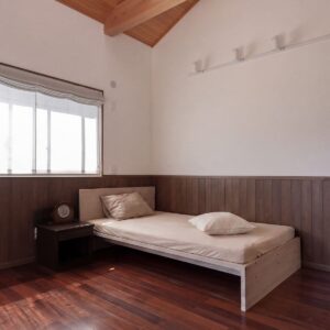 シンプルなベッド - Letto ひのきすのこベッド Z型 - マルゲリータお客様事例