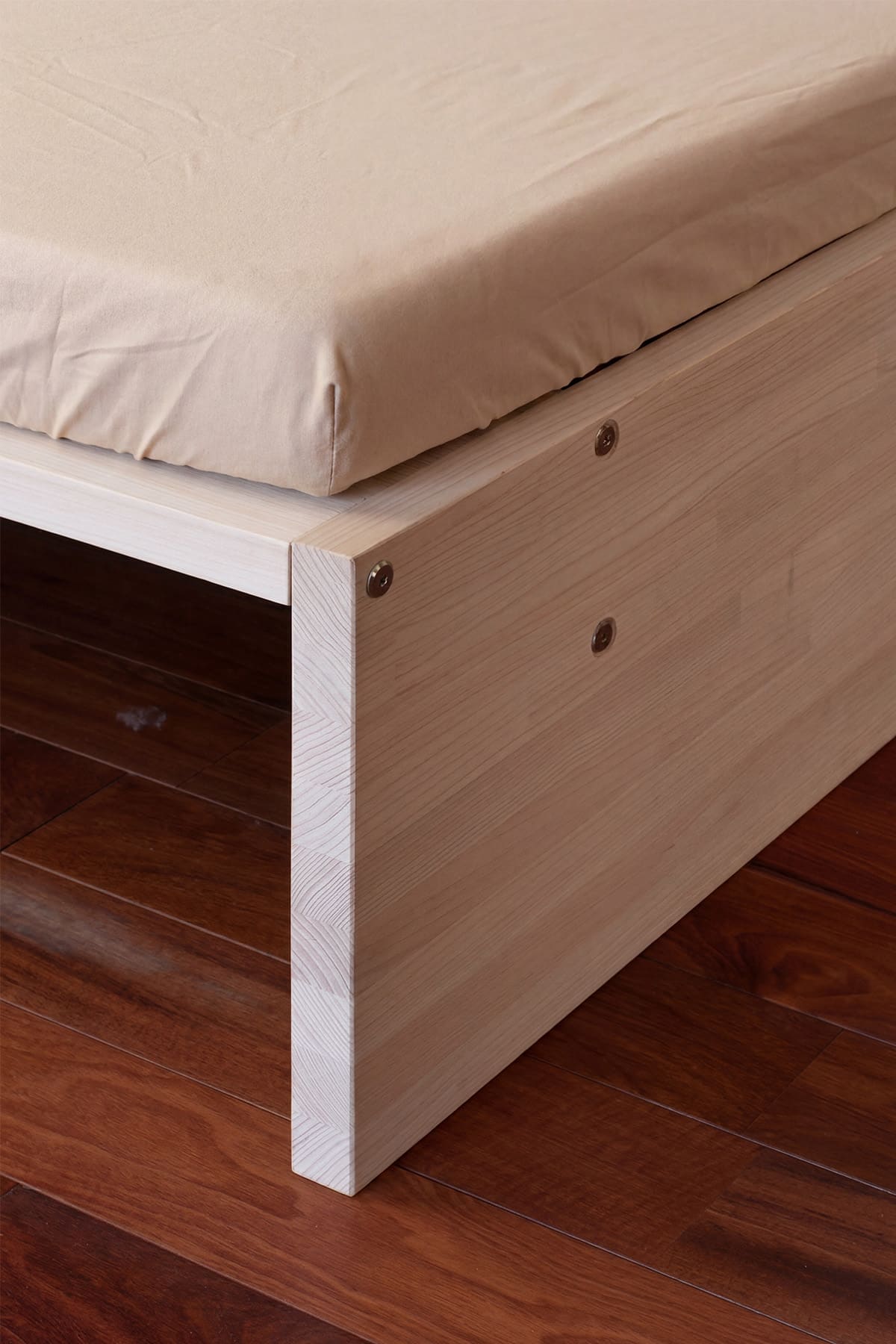 シンプルなベッド - Letto ひのきすのこベッド Z型 - マルゲリータお客様事例