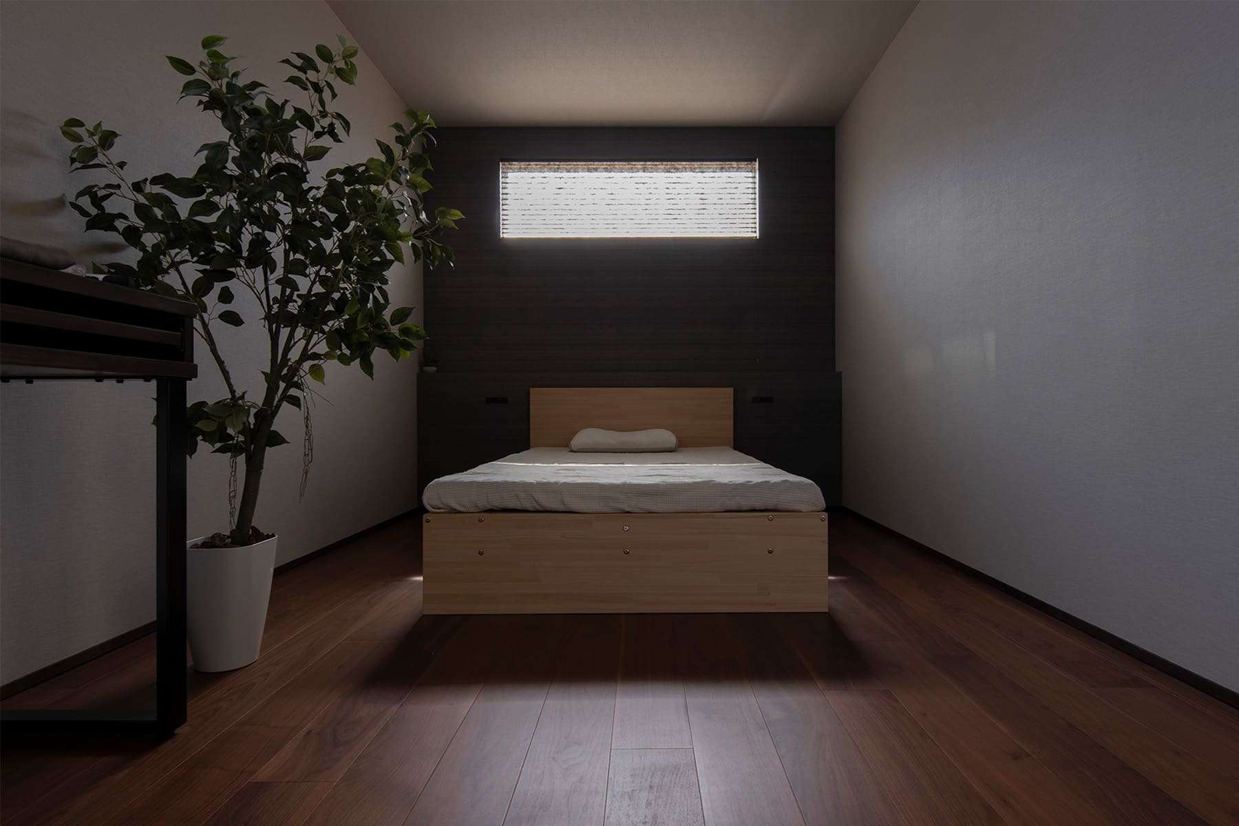 シンプルなベッド - Letto ひのきすのこベッド Z型 - マルゲリータお客様事例