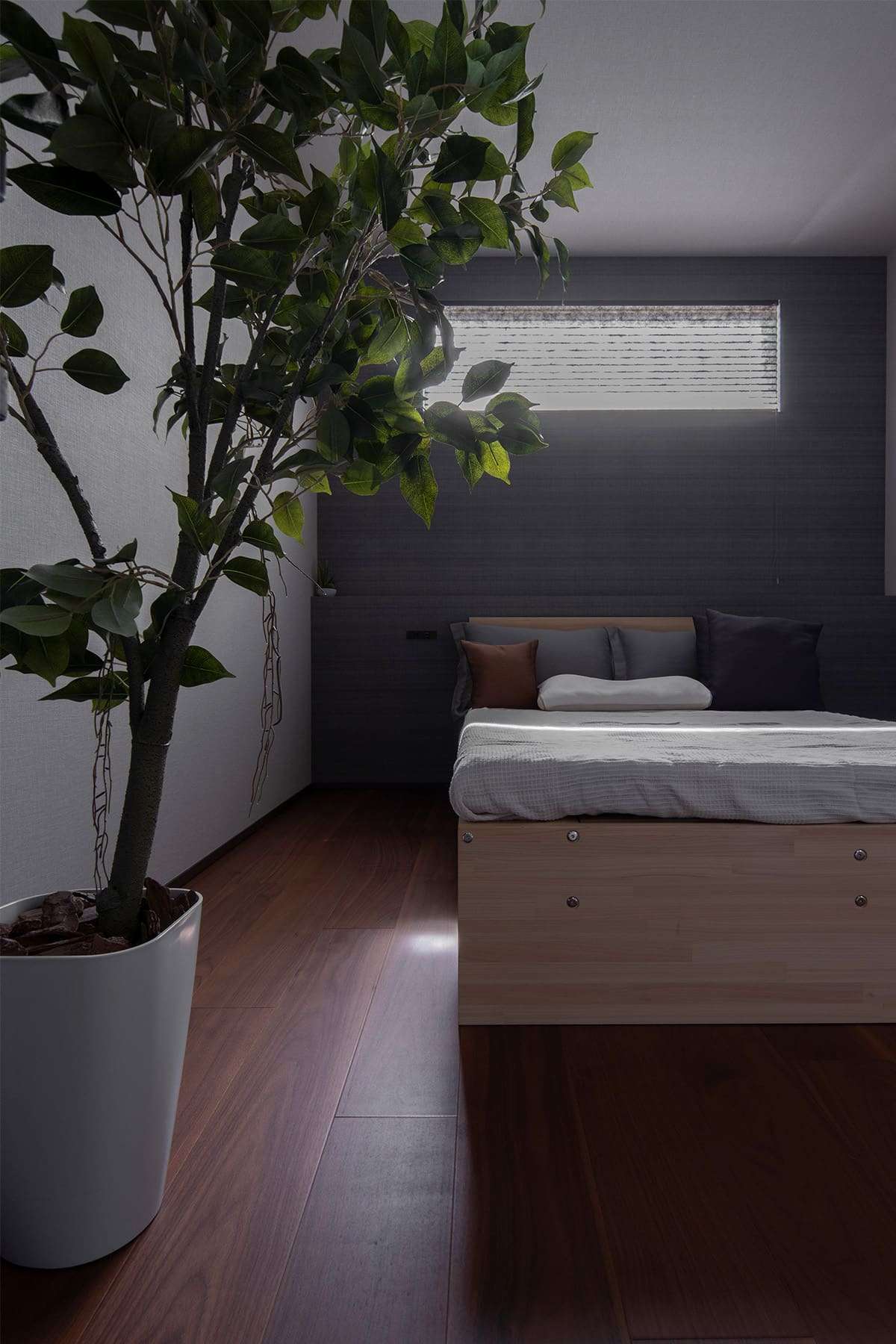 シンプルなベッド - Letto ひのきすのこベッド Z型 - マルゲリータお客様事例