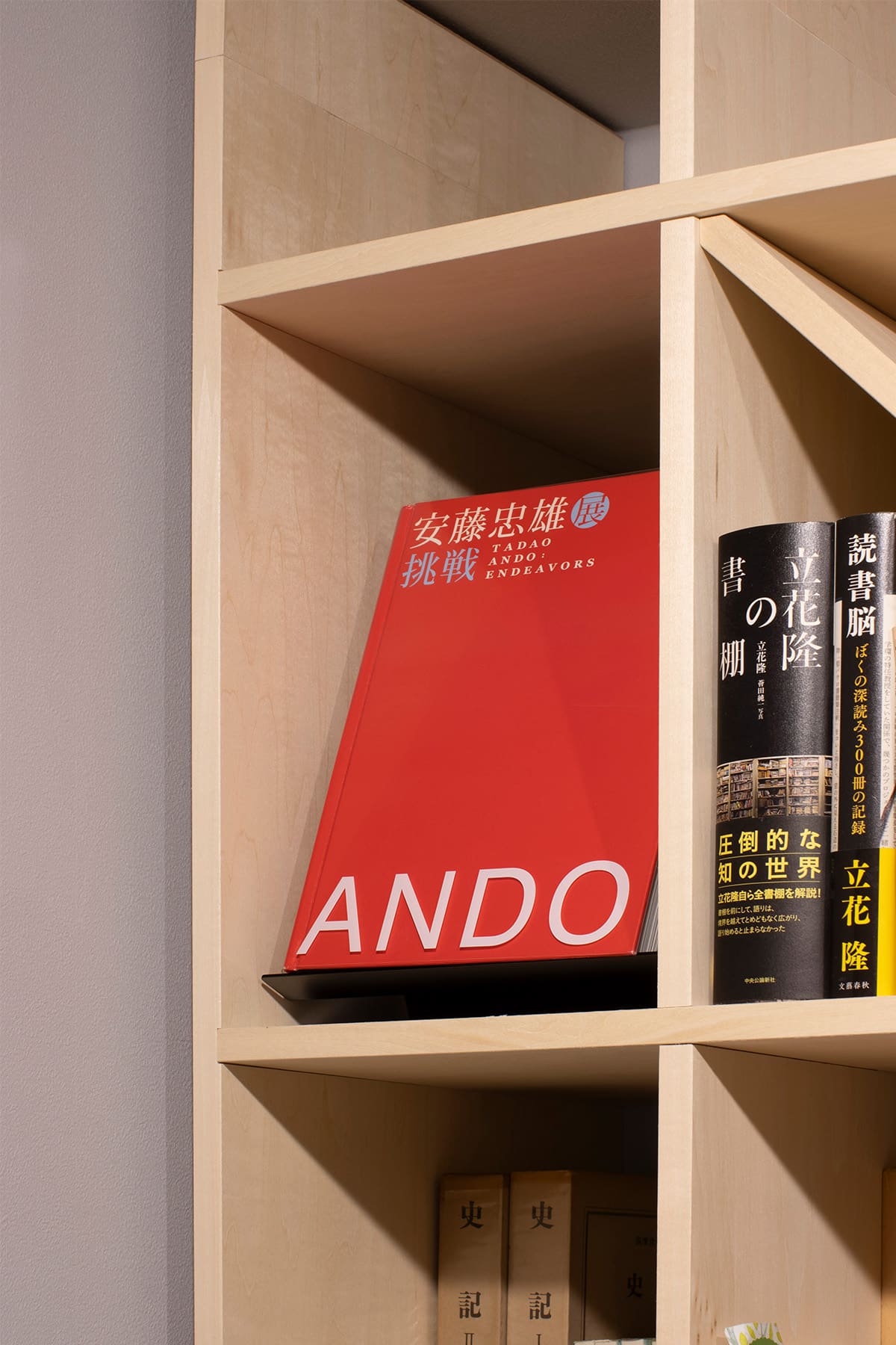 白井正雄記念館 ともす図書館 - Shelf 壁一面の本棚 奥行350 - マルゲリータお客様事例