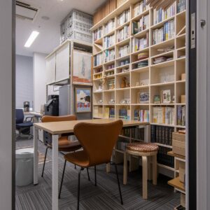 日本大学理工学部まちづくり工学科の研究室 - Shelf 壁一面のA5判本棚 奥行180mm - マルゲリータお客様事例